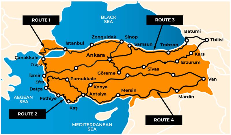 motorcycle tours of turkey